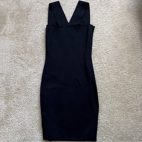 LF Seek the Label Black Bodycon Square Neck Bandage Dress Size XS Women - Picture 2 of 7